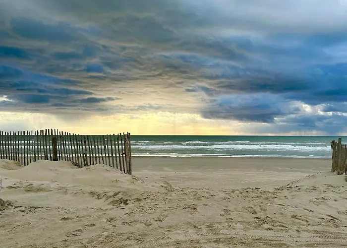 Studio Entre Mer Et Dunes Avec Balcon Vue Laterale Mer 50M Plage Pour 3 Pers Wifi Menage Compris