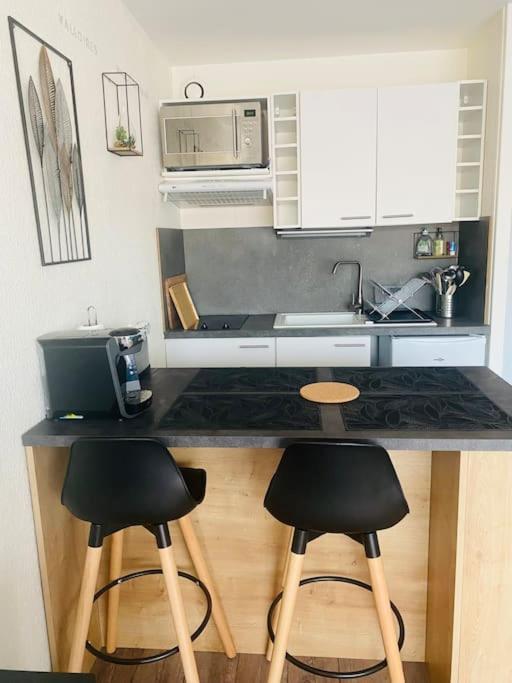 Apartment Studio Entre Mer Et Dunes Avec Balcon Vue Laterale Mer 50M Plage Pour 3 Pers Wifi Menage Compris Fort-Mahon-Plage