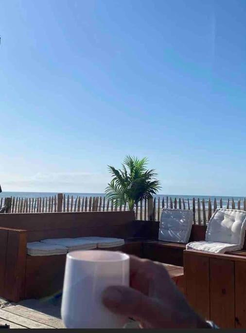 Studio Entre Mer Et Dunes Avec Balcon Vue Laterale Mer 50M Plage Pour 3 Pers Wifi Menage Compris Apartment Fort-Mahon-Plage