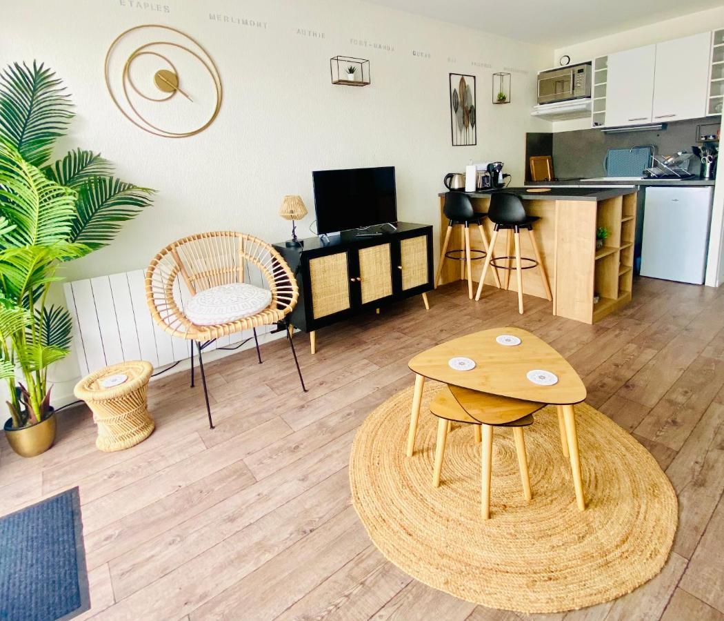 Studio Entre Mer Et Dunes Avec Balcon Vue Laterale Mer 50M Plage Pour 3 Pers Wifi Menage Compris *