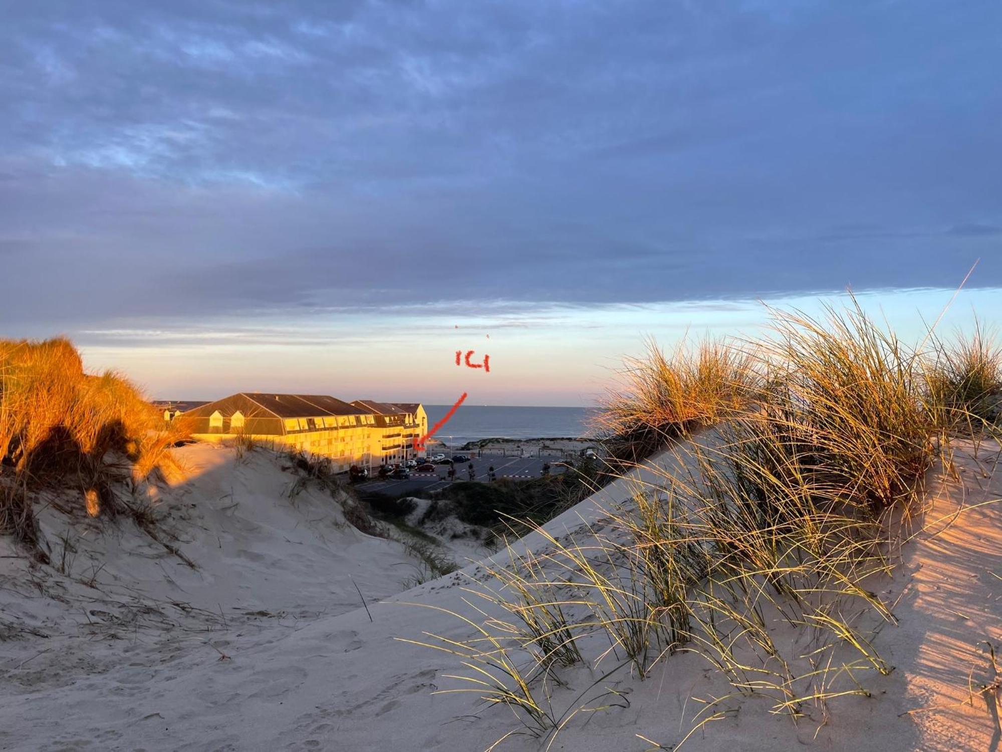 Apartment Studio Entre Mer Et Dunes Avec Balcon Vue Laterale Mer 50M Plage Pour 3 Pers Wifi Menage Compris